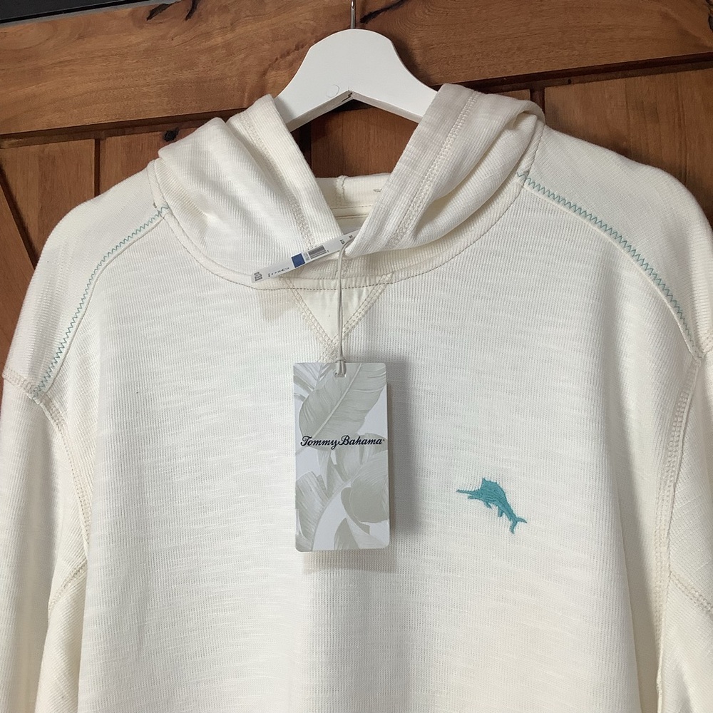 New Tommy Bahama Tobago Bay Hooded Pullover XL - Picture 2 of 8